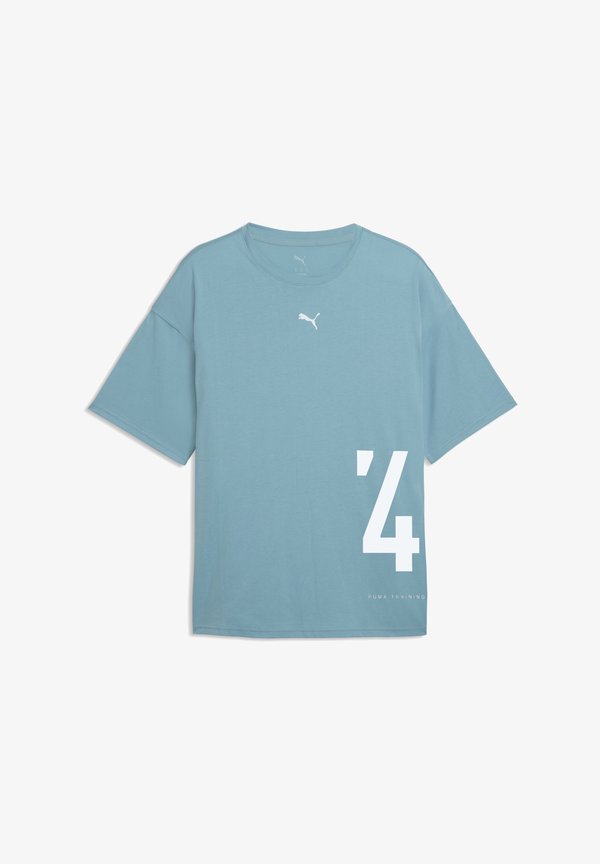 Puma GRAPHICS TRAINING - Print T-shirt - baltic sea blue