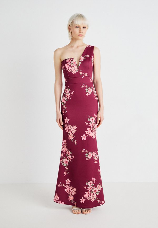 WAL G. WEDDING GIGI ONE SHOULDER MAXI