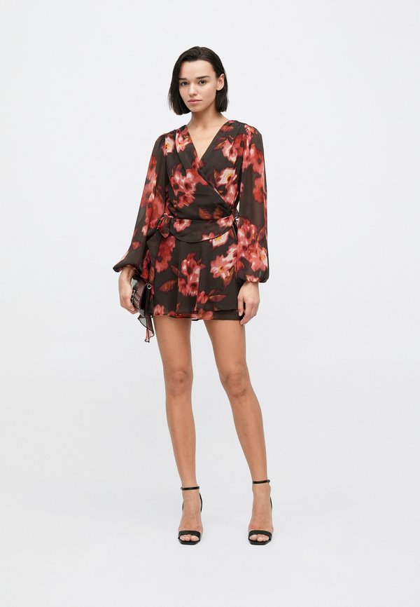Abercrombie & Fitch PLUNGE WRAP MINI FLORAL