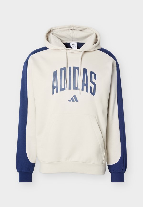 adidas Sportswear COLLEGIATE FLEECE - Hoodie - alumina/dark blue