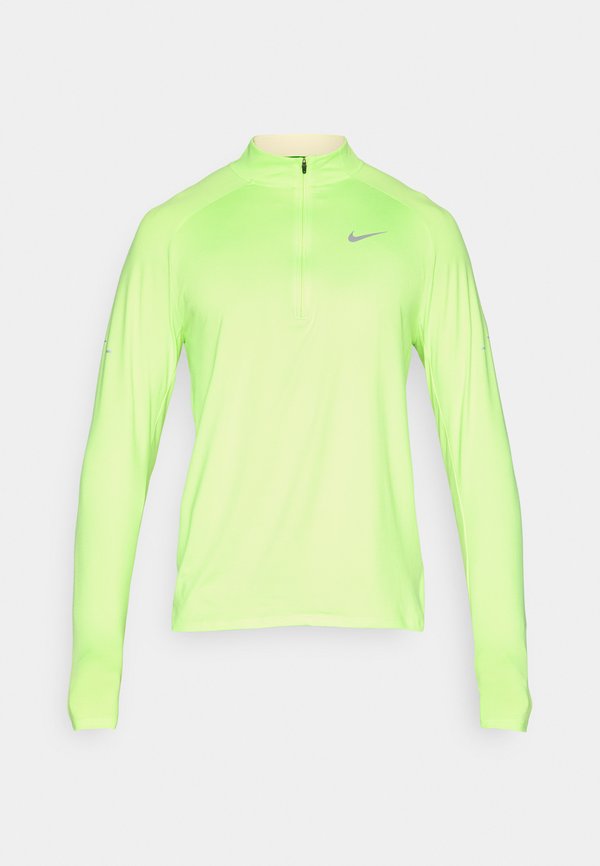 Nike Performance STRIDE MIDLAYER - Long sleeved top - lime blast/reflective silver-coloured