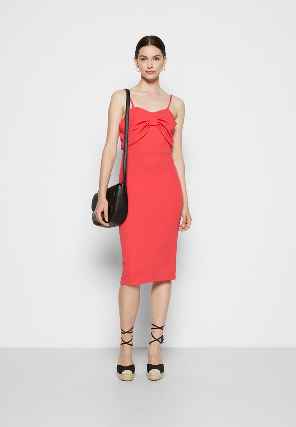 WAL G. WGXZL WEDDING - PARIS BOW MIDI DRESS