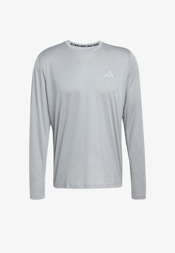 adidas Performance RUN - Long sleeved top - medium grey heather