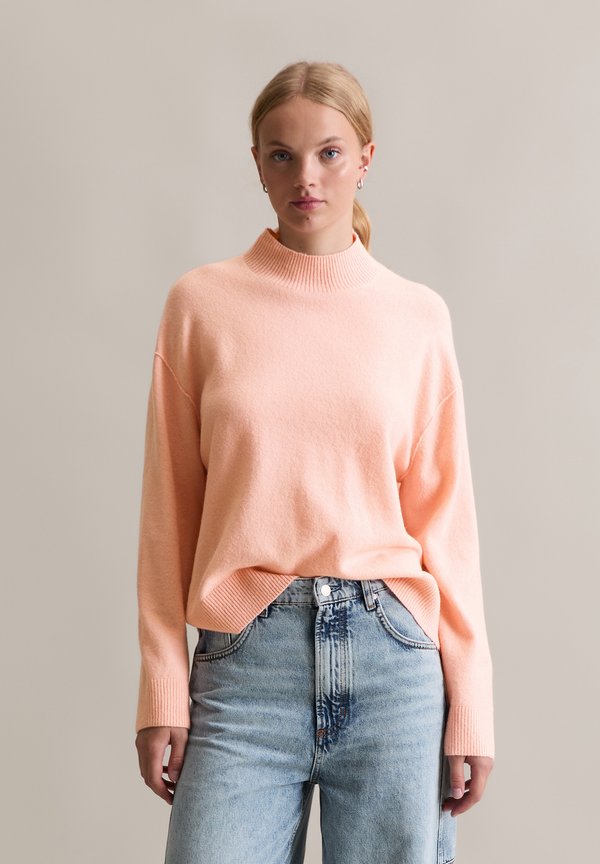 Marc O'Polo DENIM KNIT PULLOVER, LONGSLEEVE, MOCK NECK