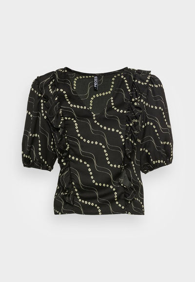 Pieces PCHAISLEY V NECK TOP