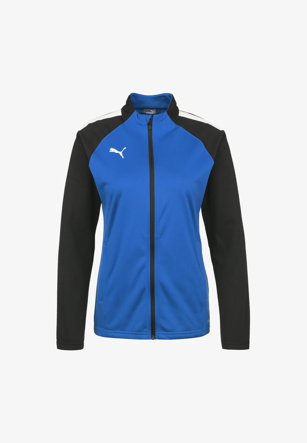 Puma TEAMLIGA - Running jacket - electric blue lemonade / black