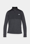 New Balance ATHLETICS GRID 1/2 ZIP - Fleece jumper - black