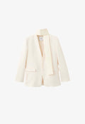 Mango ADULT - Blazer - ecru