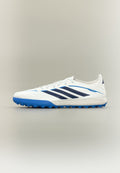 adidas Performance COPA PURE IV LEAGUE TF - Turf football boots - metallic/dark blue/lucid ray blue