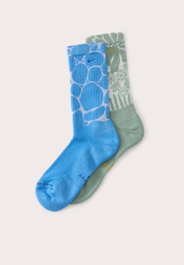 Nike Sportswear UNISEX 2 PACK - Socks - white/blue/green