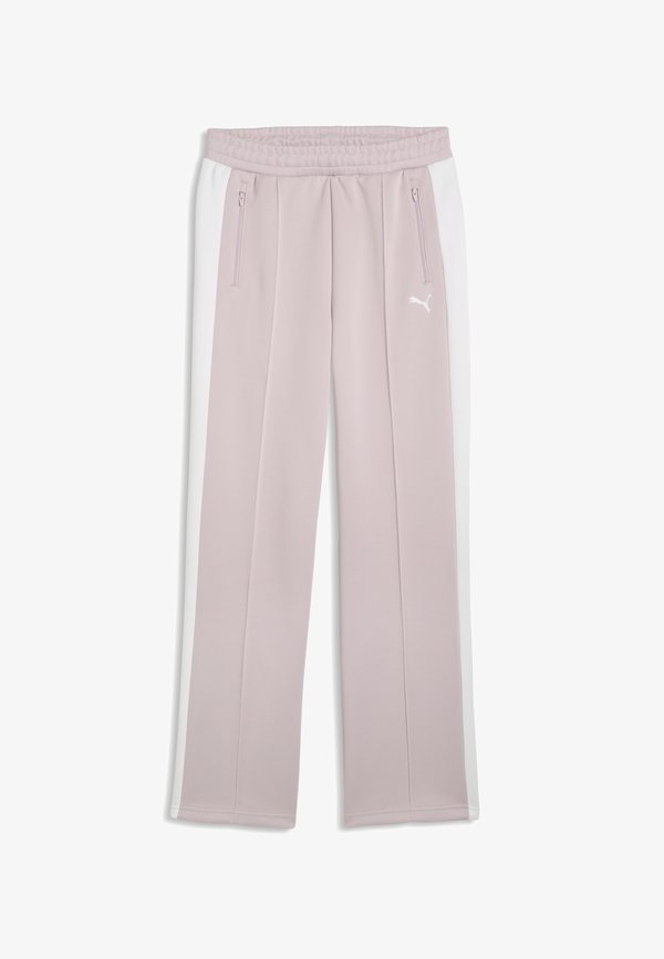 Puma T7 ALWAYS ON STRAIGHT TRACK PANTS OP - Tracksuit bottoms - misty pink