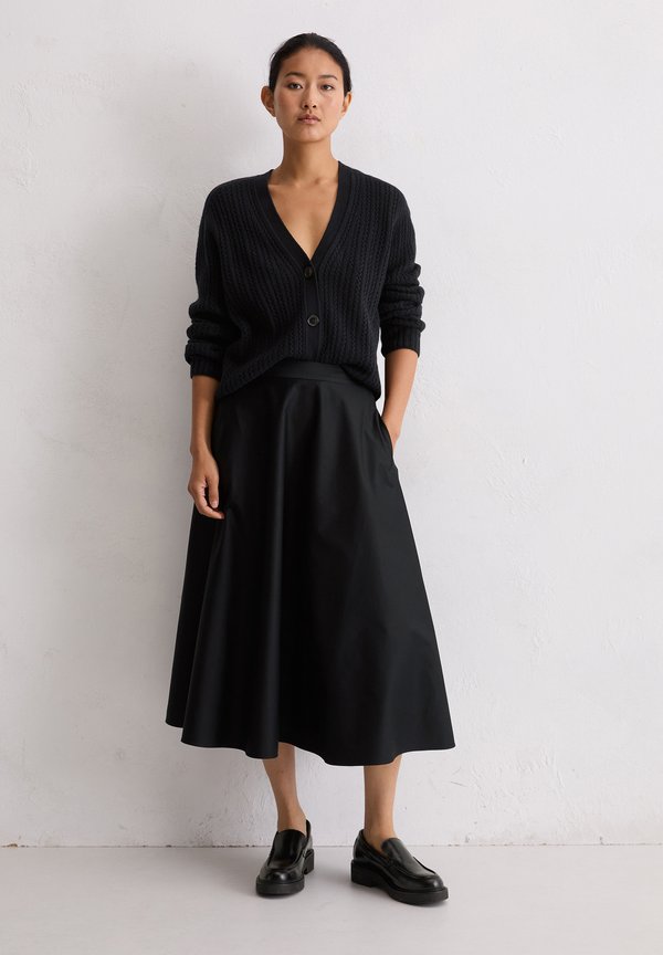Marc O'Polo A-SHAPED, SIDE SEAM ZIPPER, ROUNDED HEM, WAISTBAND