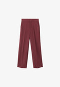 Mango Trousers - dark red