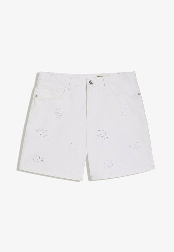 Bershka Denim shorts - beige
