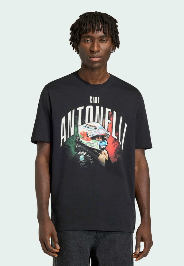 adidas Performance MERCEDES - AMG PETRONAS FORMULA 1 TEAM KIMI ANTONELLI - Print T-shirt - black