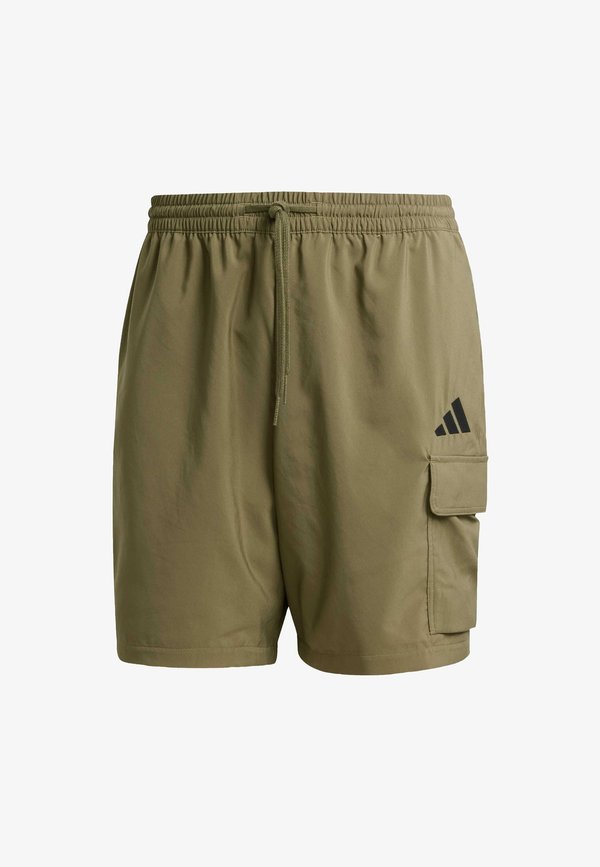 adidas Sportswear M CARGO CHELSEA - Sports shorts - olive strata   black