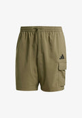 adidas Sportswear M CARGO CHELSEA - Sports shorts - olive strata   black