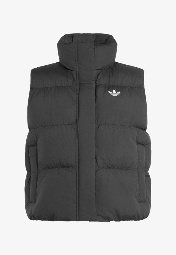adidas Originals ADIDAS ORIGINALS REGULAR PADDED GILET - Waistcoat - black