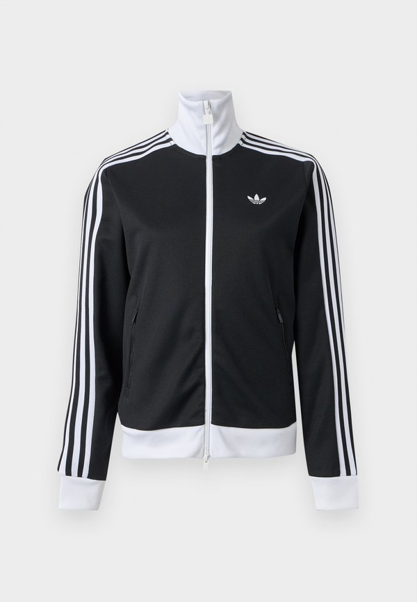 adidas Originals CLASSIC - Zip-up sweatshirt - black/white