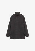 Mango TURTLENECK  - Jumper - anthracite