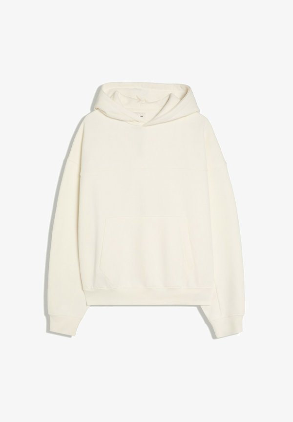 Bershka BOXY FIT - HOODIE - Hoodie - white