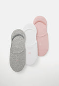 Calvin Klein Underwear WOMEN FOOTIE 3 PACK - Invisible socks - pink