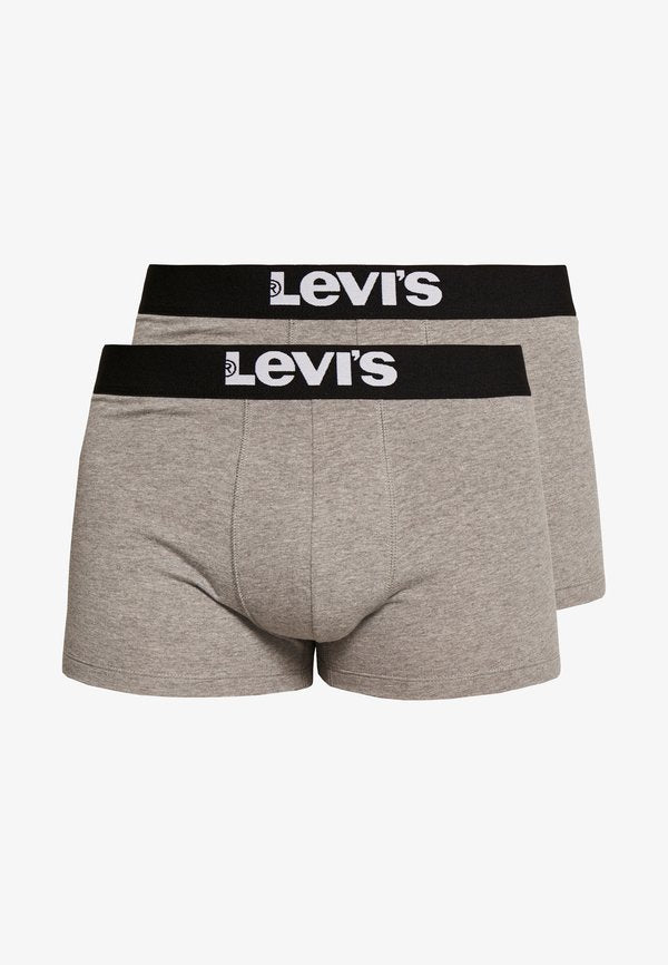 Levi's® SOLID BASIC TRUNK 2 PACK - Trunks - middle grey melange