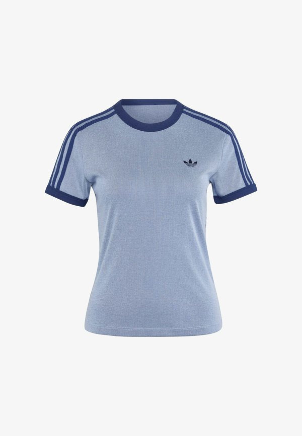 adidas Originals 3S CALI TEE - Print T-shirt - night indigo/blue dawn/night indigo