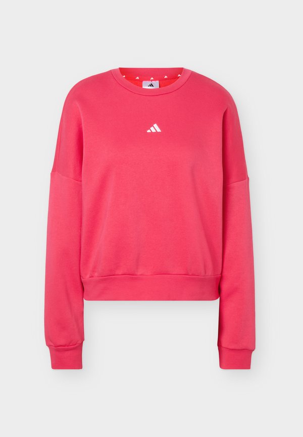 adidas Sportswear ESSENTIALS SMALL LOGO FEEL COZY - Sweatshirt - power pink/white