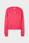 adidas Sportswear ESSENTIALS SMALL LOGO FEEL COZY - Sweatshirt - power pink/white