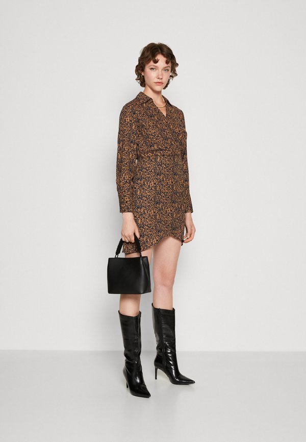JDY JDYMOCCA FITTED WRAP DRESS
