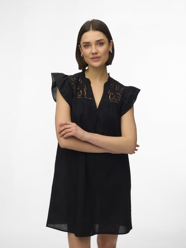 Vero Moda VMLINE SS SHORT DRESS WVN NOOS