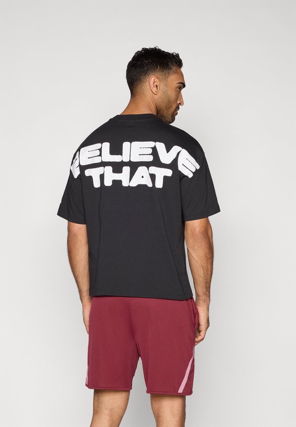 adidas Performance ANTED BT2 TEE - Print T-shirt - black/white