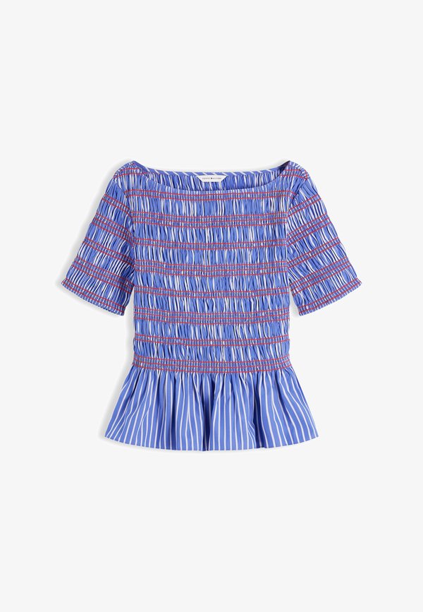 Tommy Hilfiger SMOCKING BOAT - Blouse - verona blue