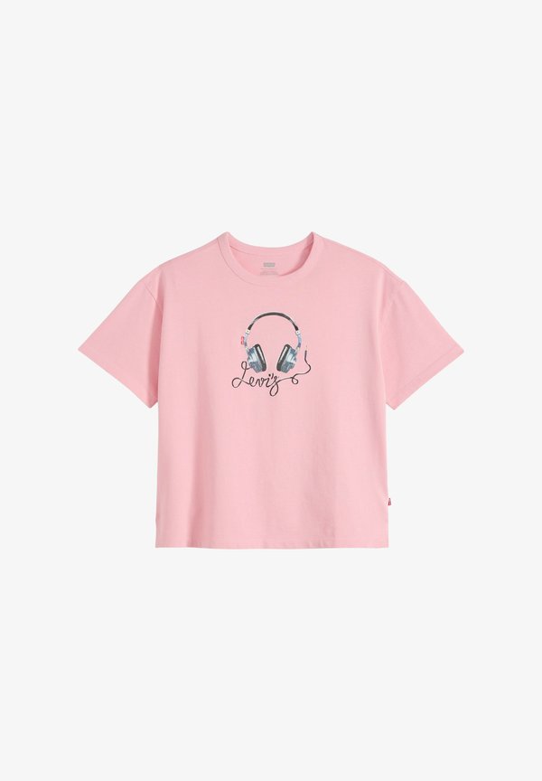 Levi's® Print T-shirt - lse denim headphones coral blush - pinks