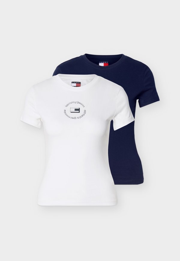 Tommy Jeans 2-PACK LOGO SLIM CREW NECK T-SHIRTS