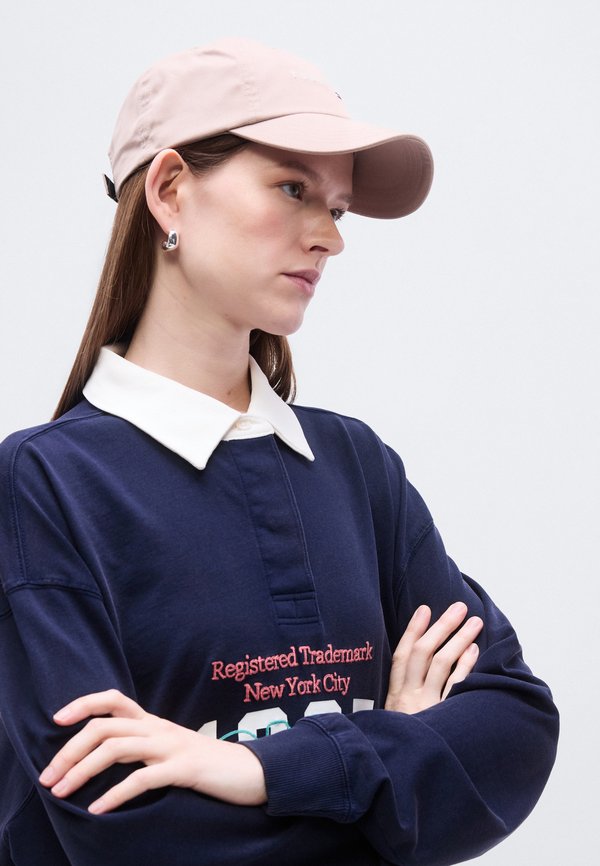 Tommy Jeans LOGO EMBROIDERY JERSEY OVERSIZED RUGBY SHIRT