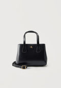 Calvin Klein MINI TOTE CROSSBODY - Handbag - black