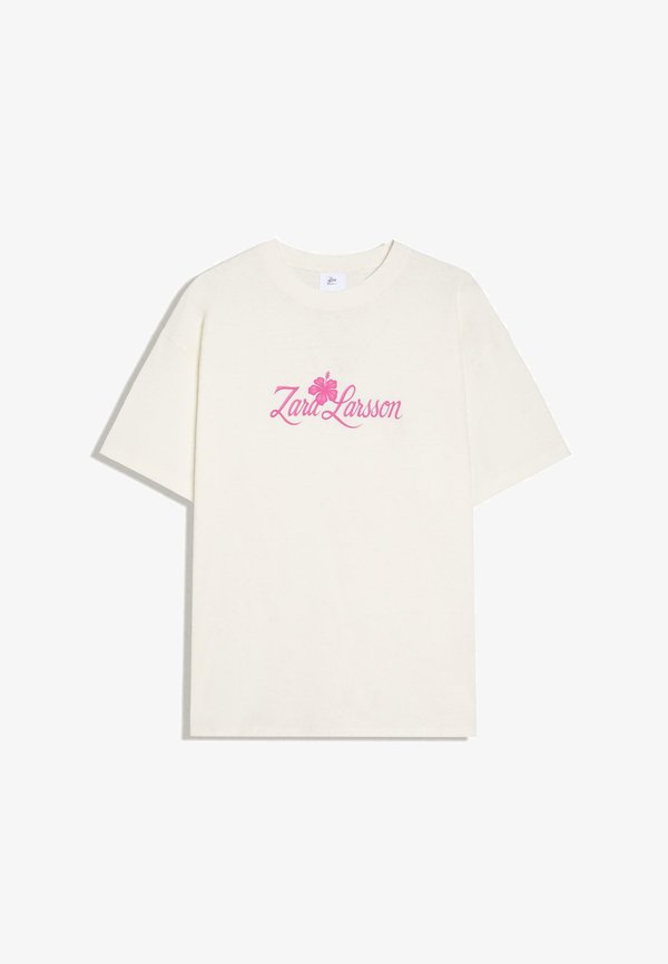 Bershka TSHIRT - Print T-shirt - white