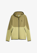 Puma PUMATECH ELEVATED SLIM KAPUZENJACKE - Zip-up sweatshirt - rustic olive