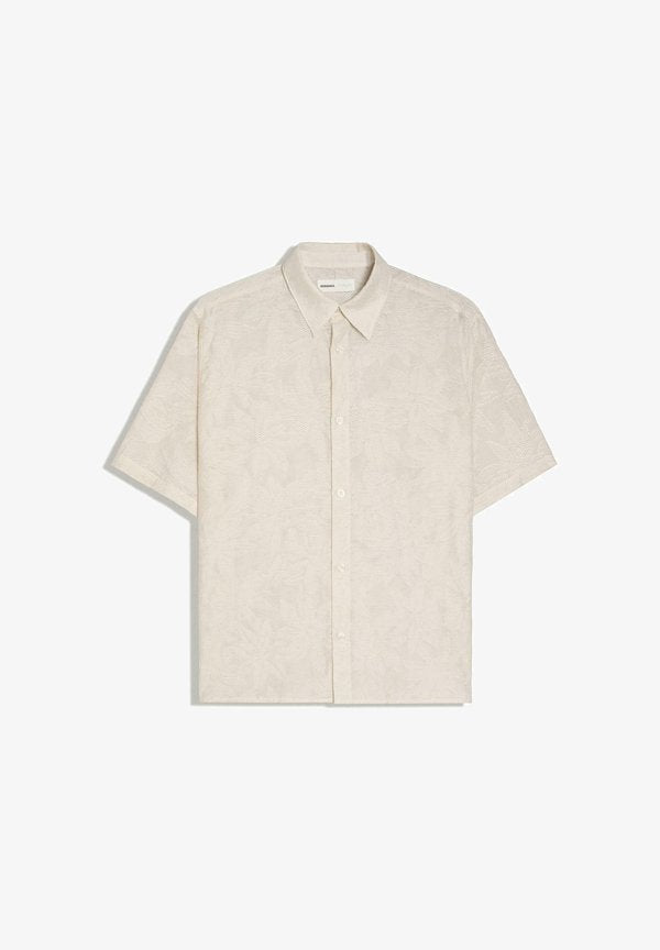 Bershka RUSTIC SHORT SLEEVE - SHIRT - Shirt - sand