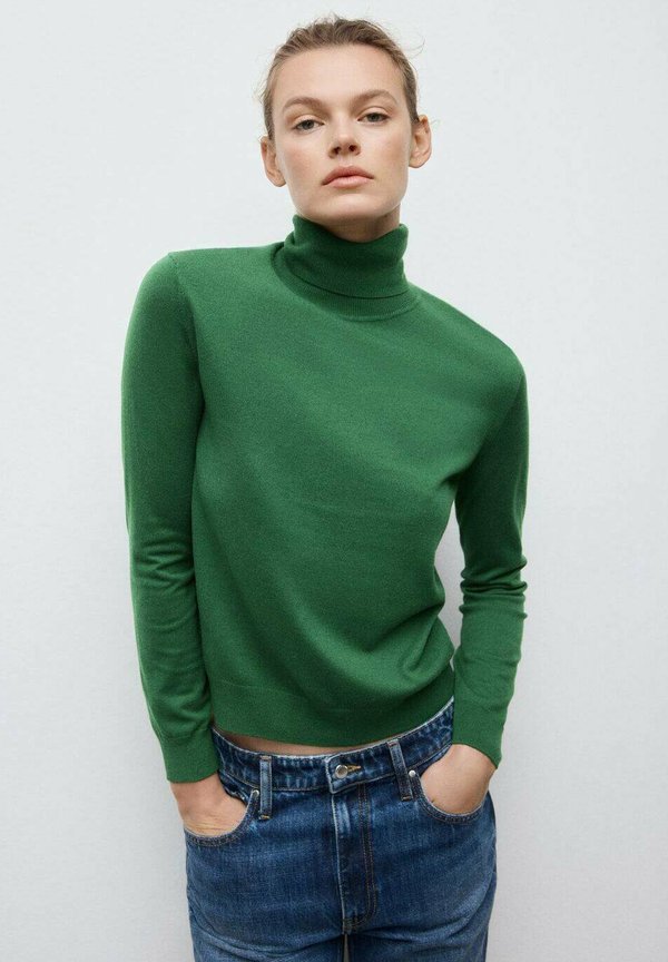 Mango Jumper - dark green