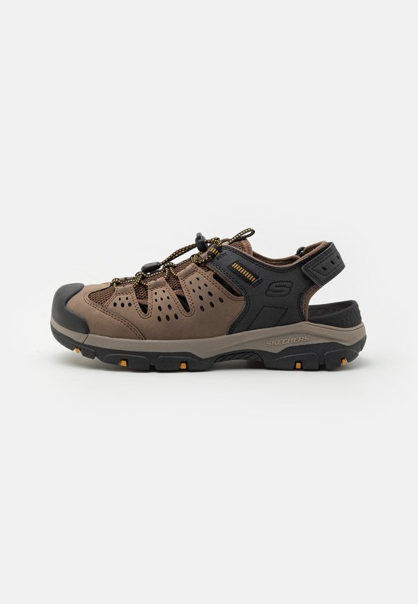 Skechers TRESMEN - Walking sandals - brown/black