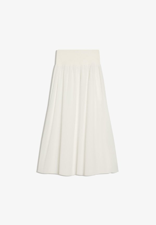 Bershka MAXI SKIRT - Maxi skirt - white