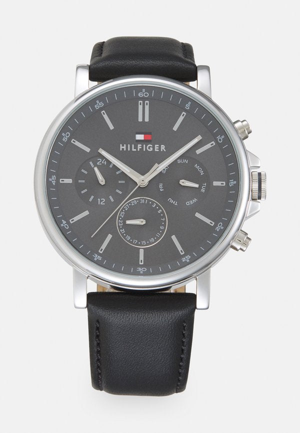 Tommy Hilfiger Watch - black/silver-coloured