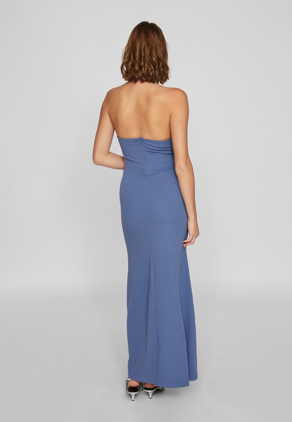 VILA VICLARA HALTERNECK FRILL DRESS