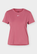 Nike Performance ONE CLASSIC - Sports T-shirt - pink smoke/white