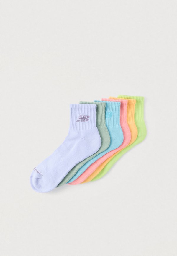 New Balance EVERYDAY ANKLE UNISEX 6 PACK - Socks - neon yellow/orange/neon pink