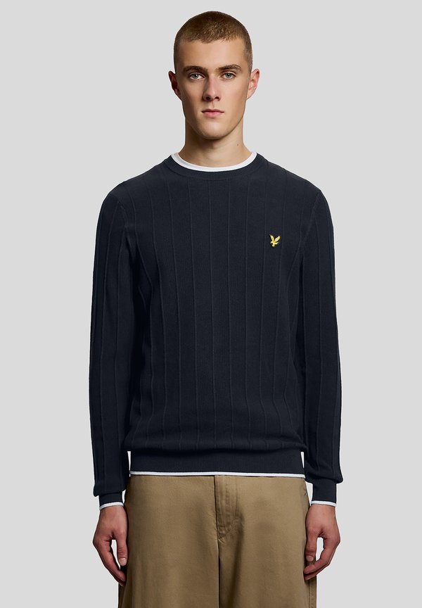 Lyle & Scott MID TIPPED CREW NECK