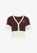 adidas Originals V-NECK - Blouse - aurora coffee